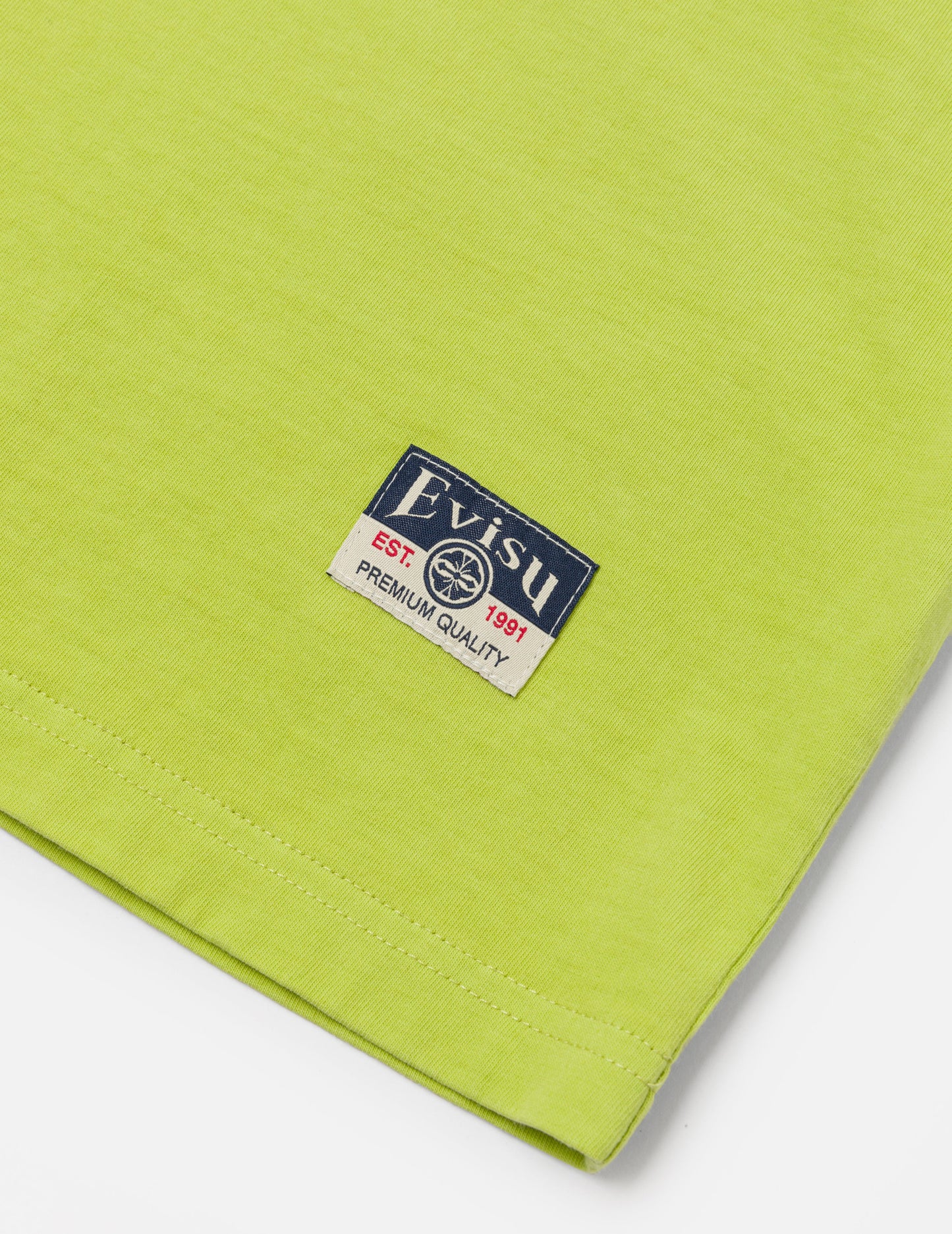 海鷗刺繡縫線口袋寬版休閒T恤