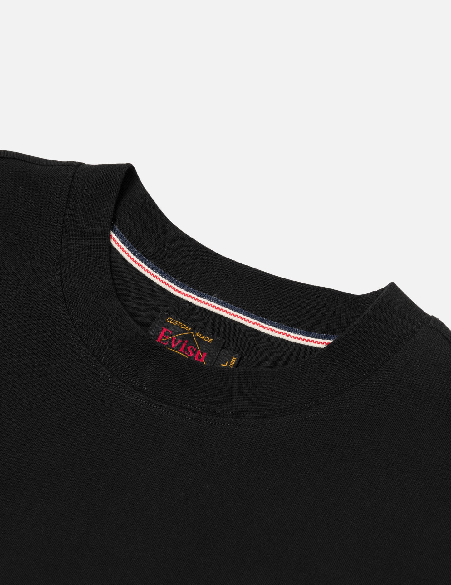 海鷗刺繡縫線口袋寬版休閒T恤