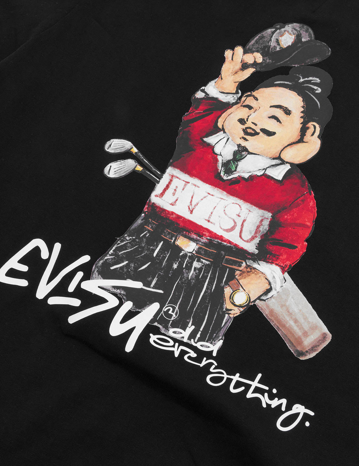 Golf-themed Godhead Print Regular Fit T-shirt – EVISU