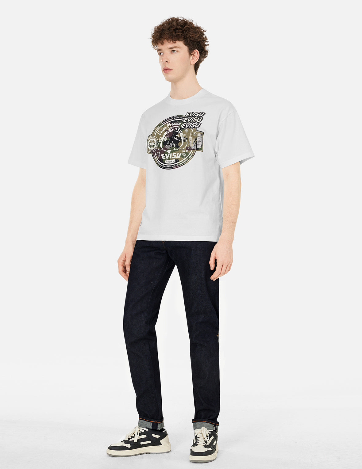 Camouflage Godhead Print Relax Fit T-Shirt
