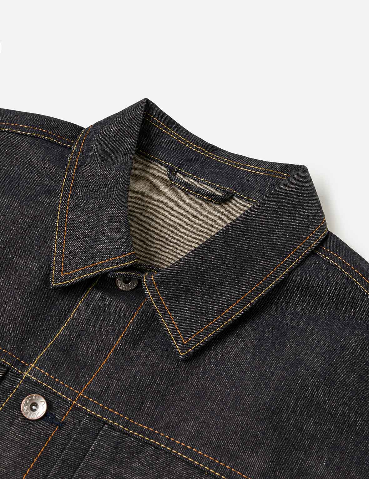 Logo Seagull Embroidery Denim Jacket