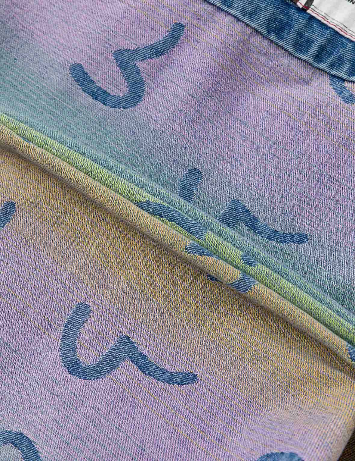 All-over Seagull Jacquard Denim Jacket