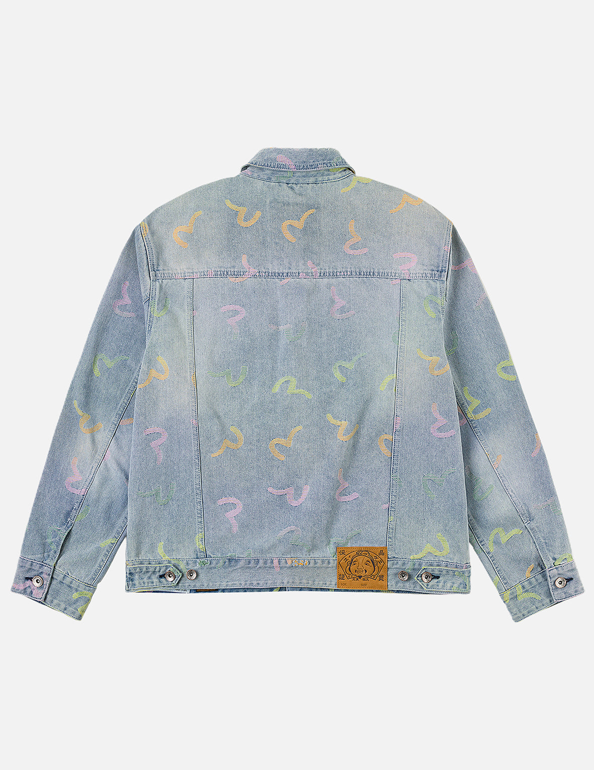 All-over Seagull Jacquard Denim Jacket