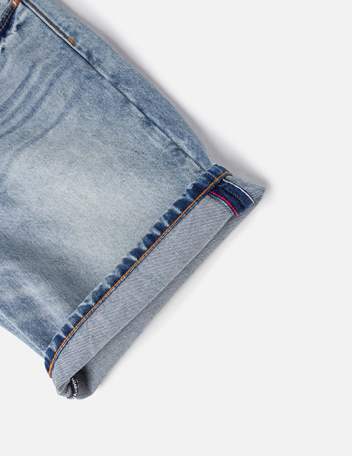 大M潑墨印花牛仔短褲