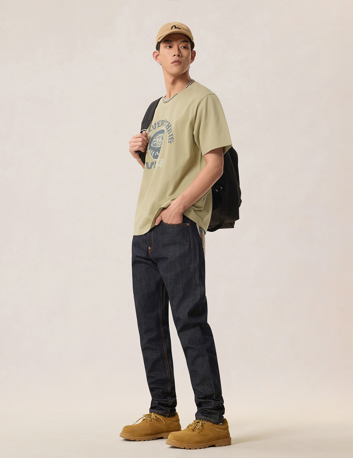 Kite Graphic Printed Pocket Jeans #2017