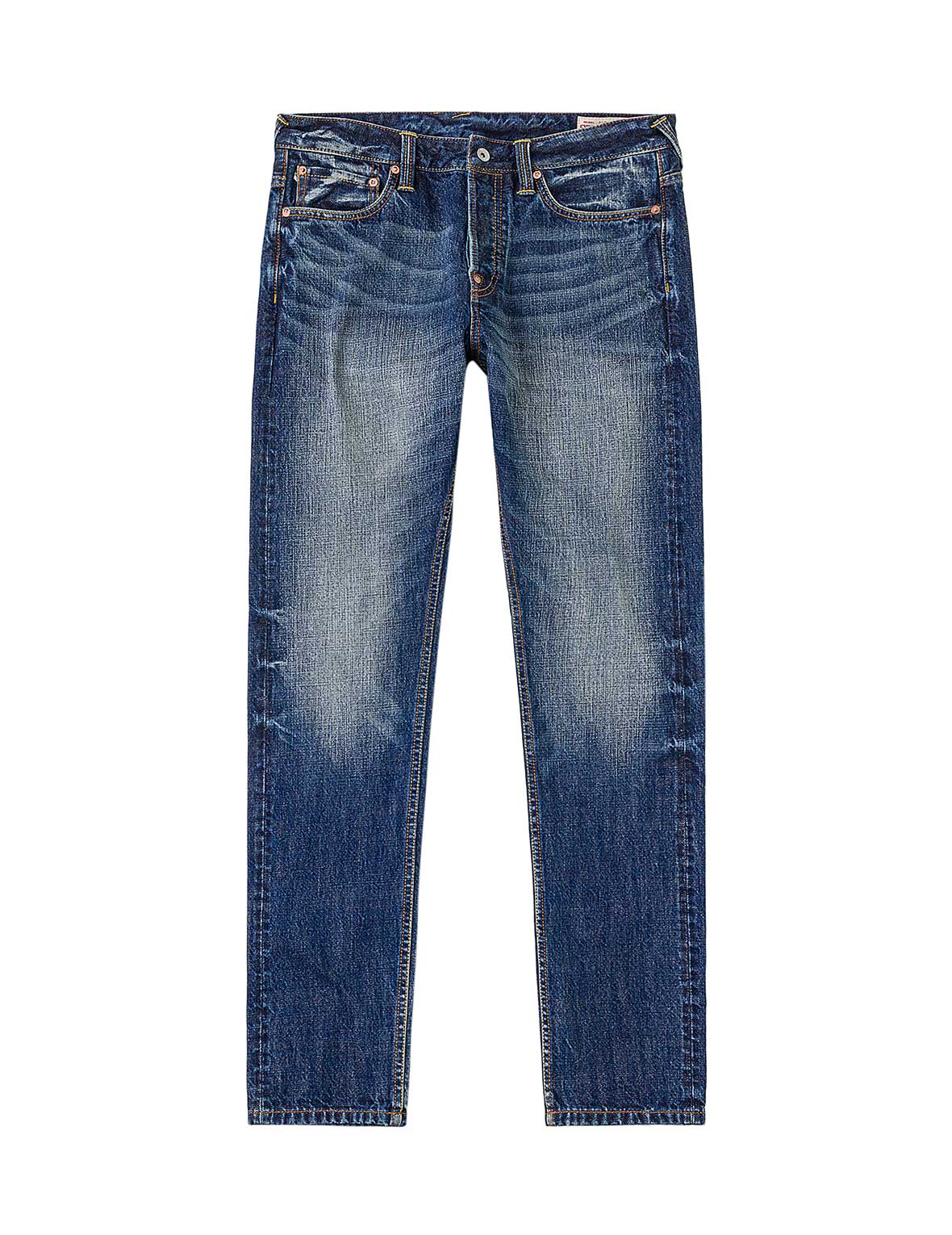 Brocade Patchwork Denim Jeans #2017