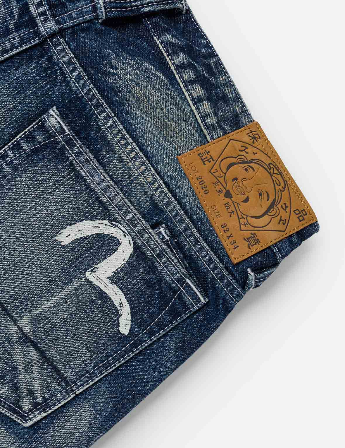 Hand-Drawn Printed Jeans #2020