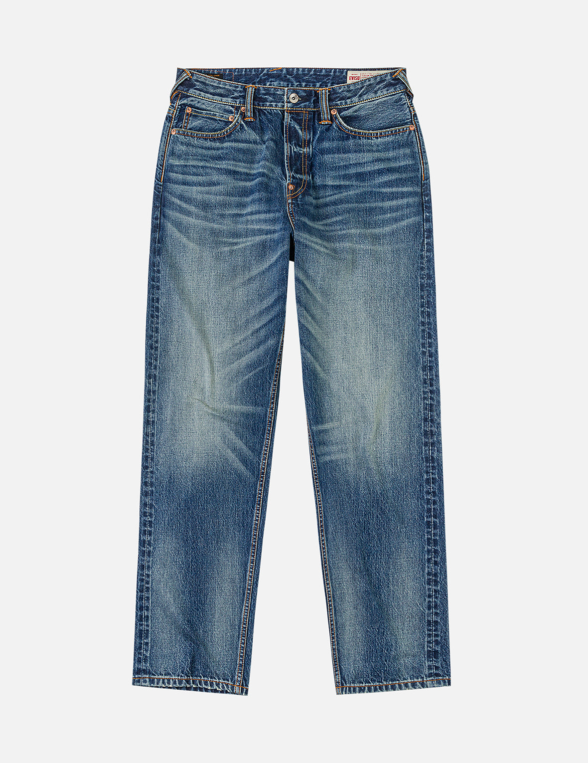 海鷗貼布植絨口袋牛仔褲 #2030