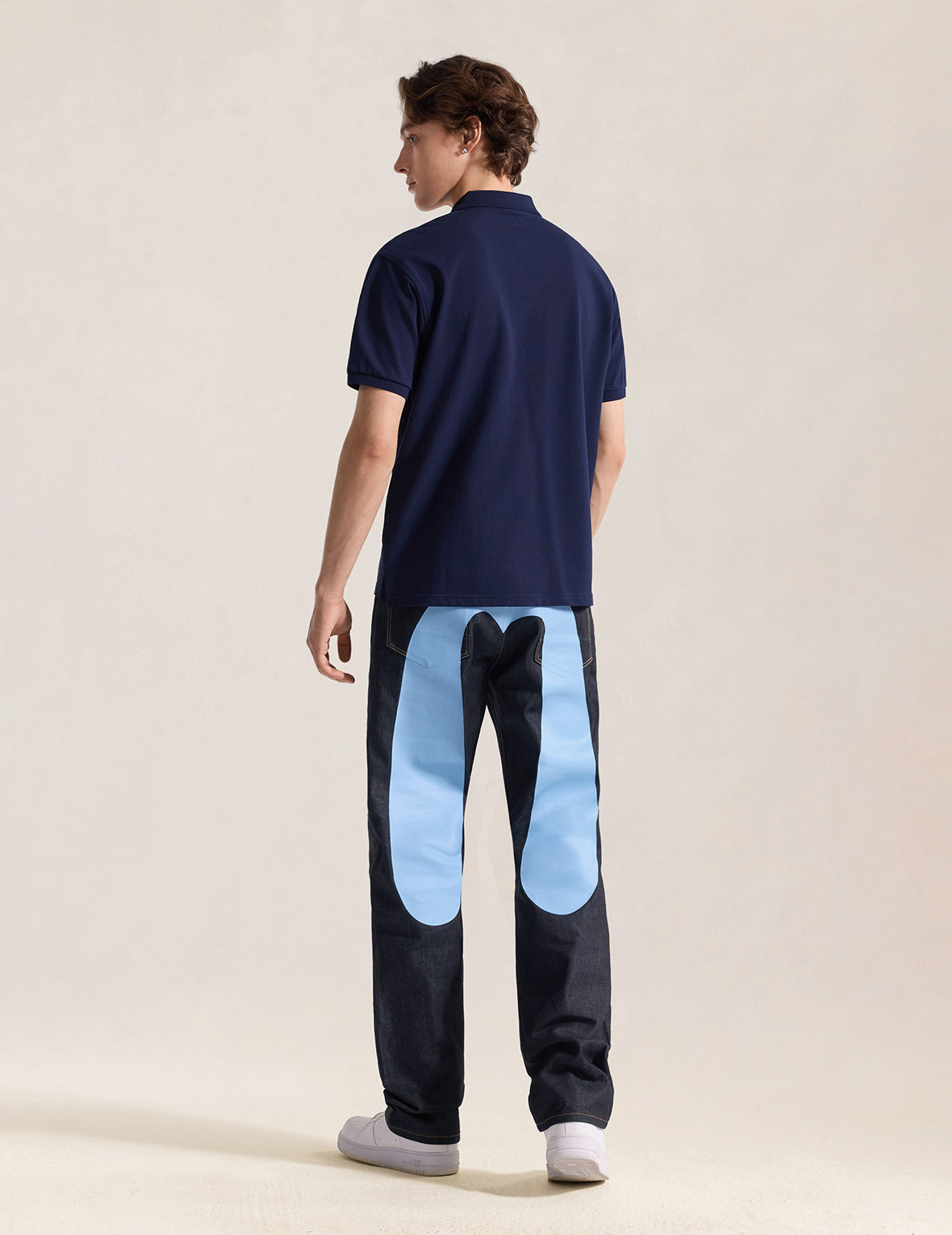 Light Blue Daicock Print Jeans #2020