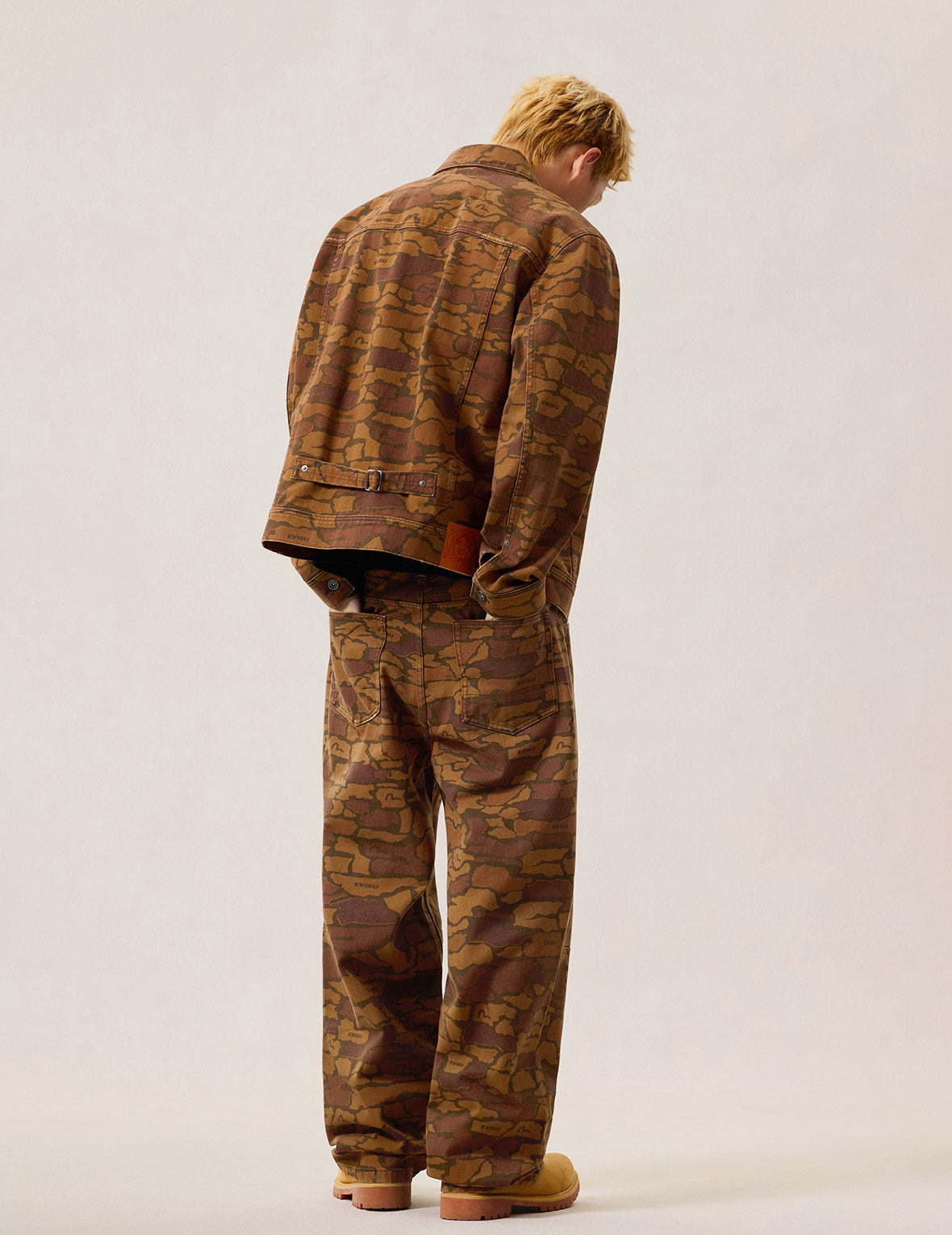 All-over Ishigaki Camouflage Denim Jacket
