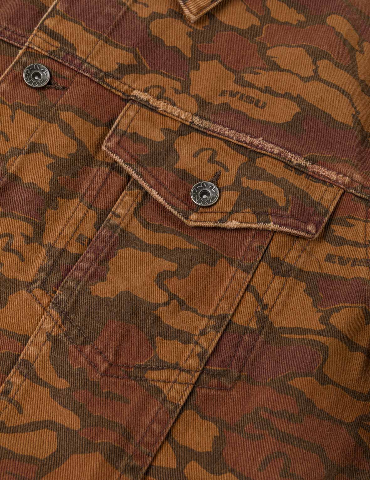 All-over Ishigaki Camouflage Denim Jacket