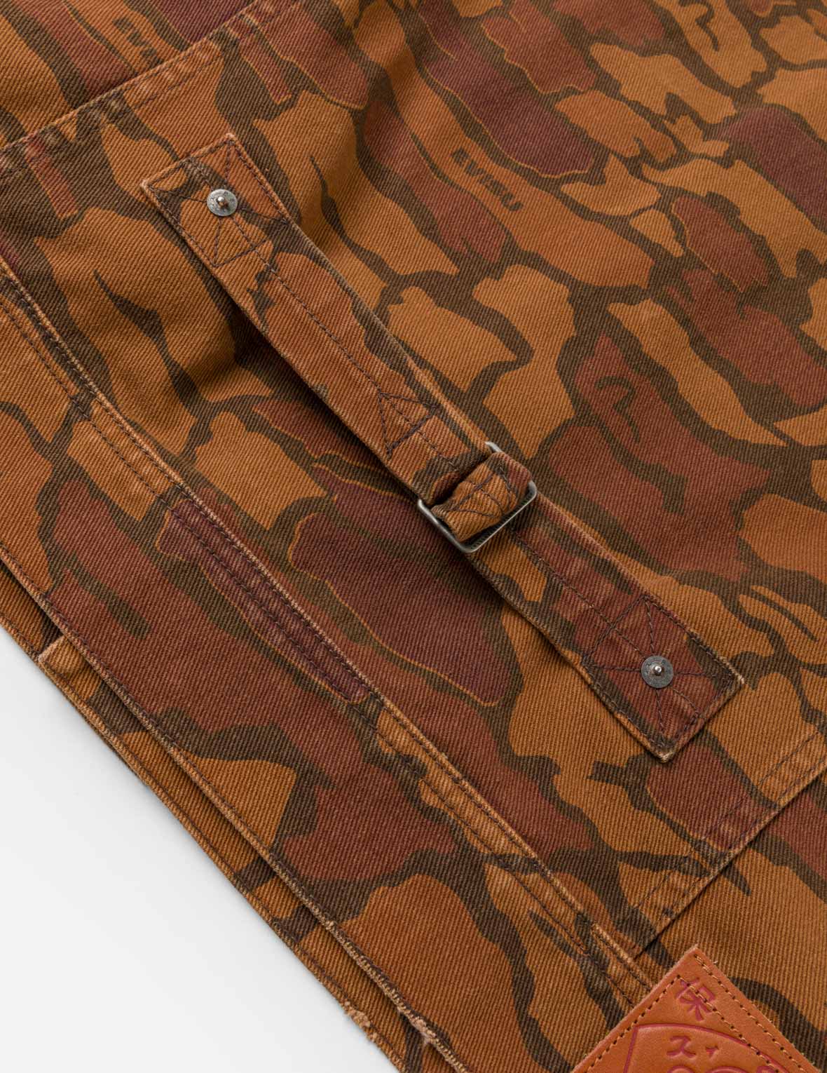 All-over Ishigaki Camouflage Denim Jacket