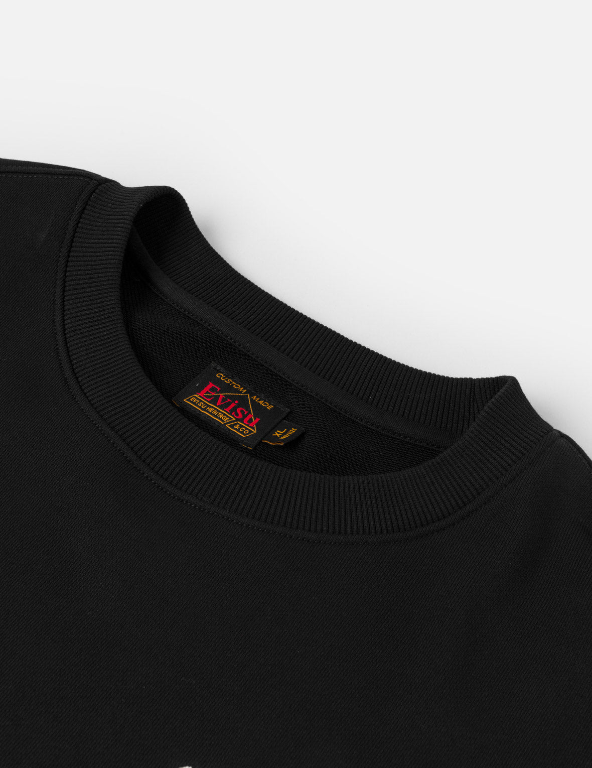 Poker Lucky Dice Embroidery Sweatshirt - Black