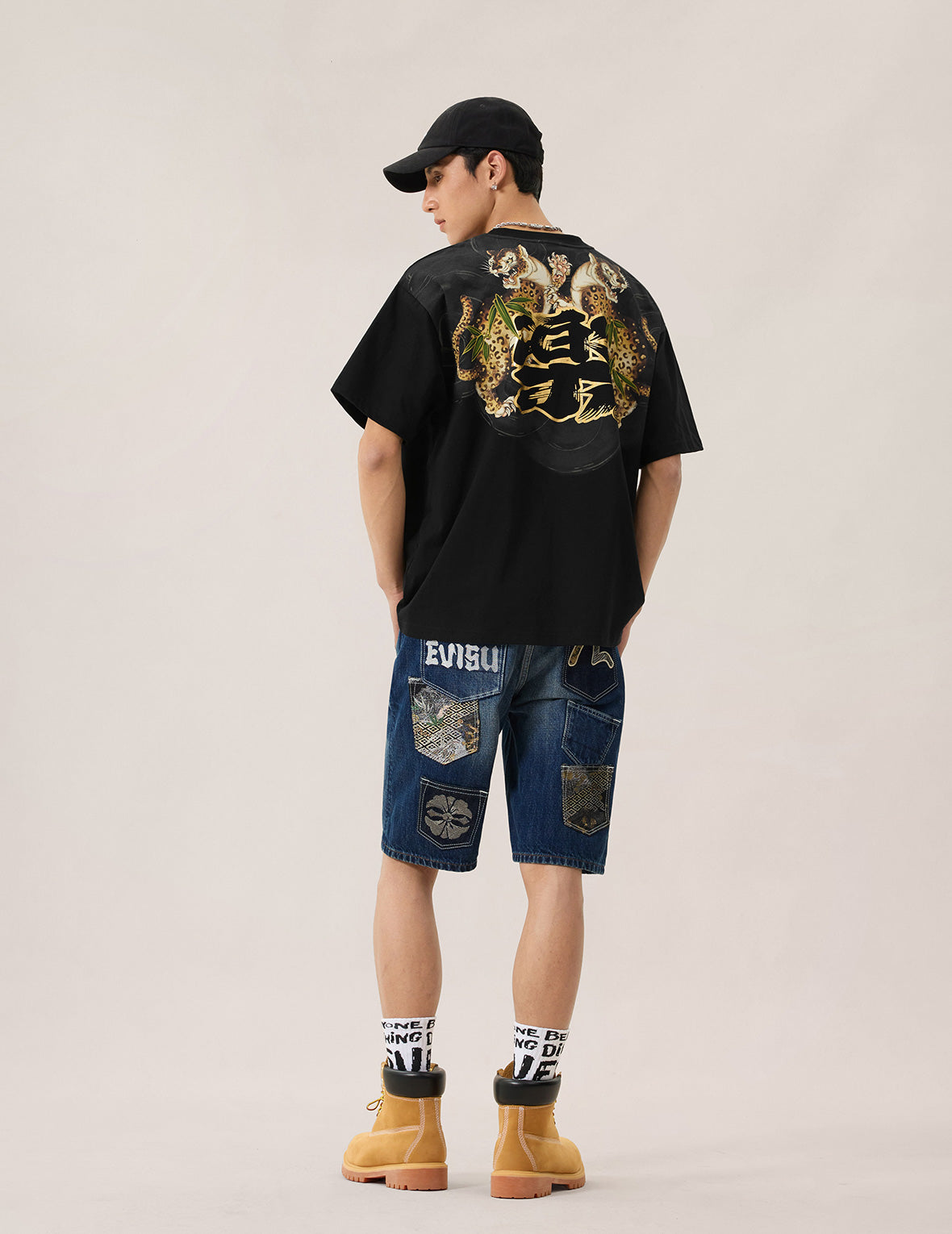 Kanji Leopard Print T-Shirt