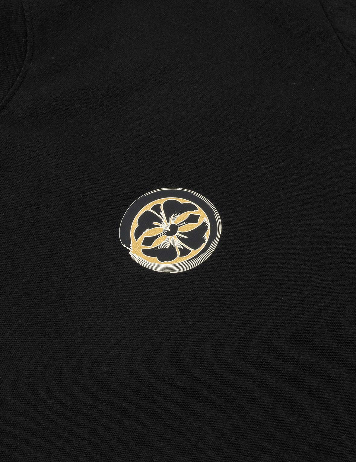 Multi-Pocket Foil Print T-Shirt