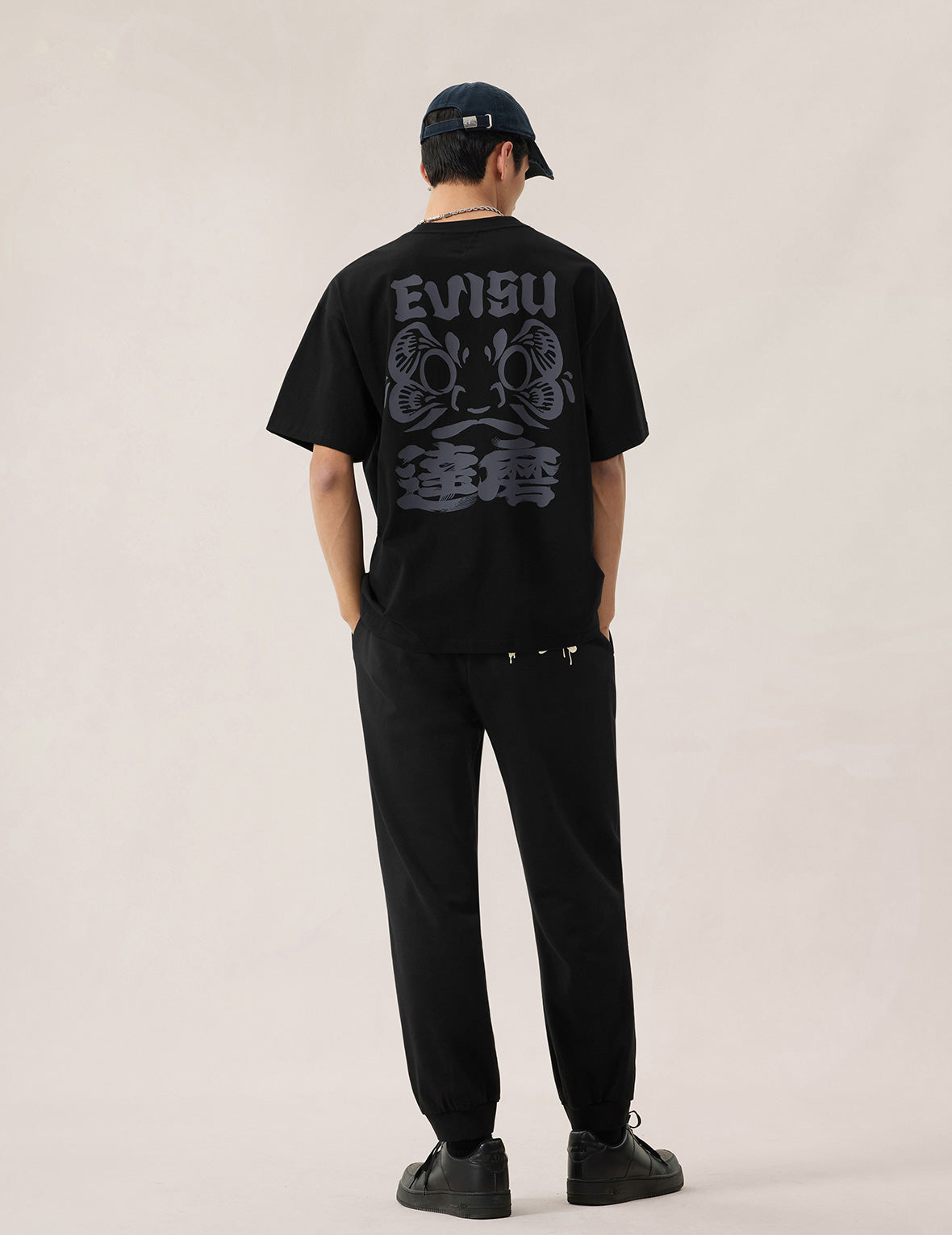EVISU logo and Daruma T-shirt