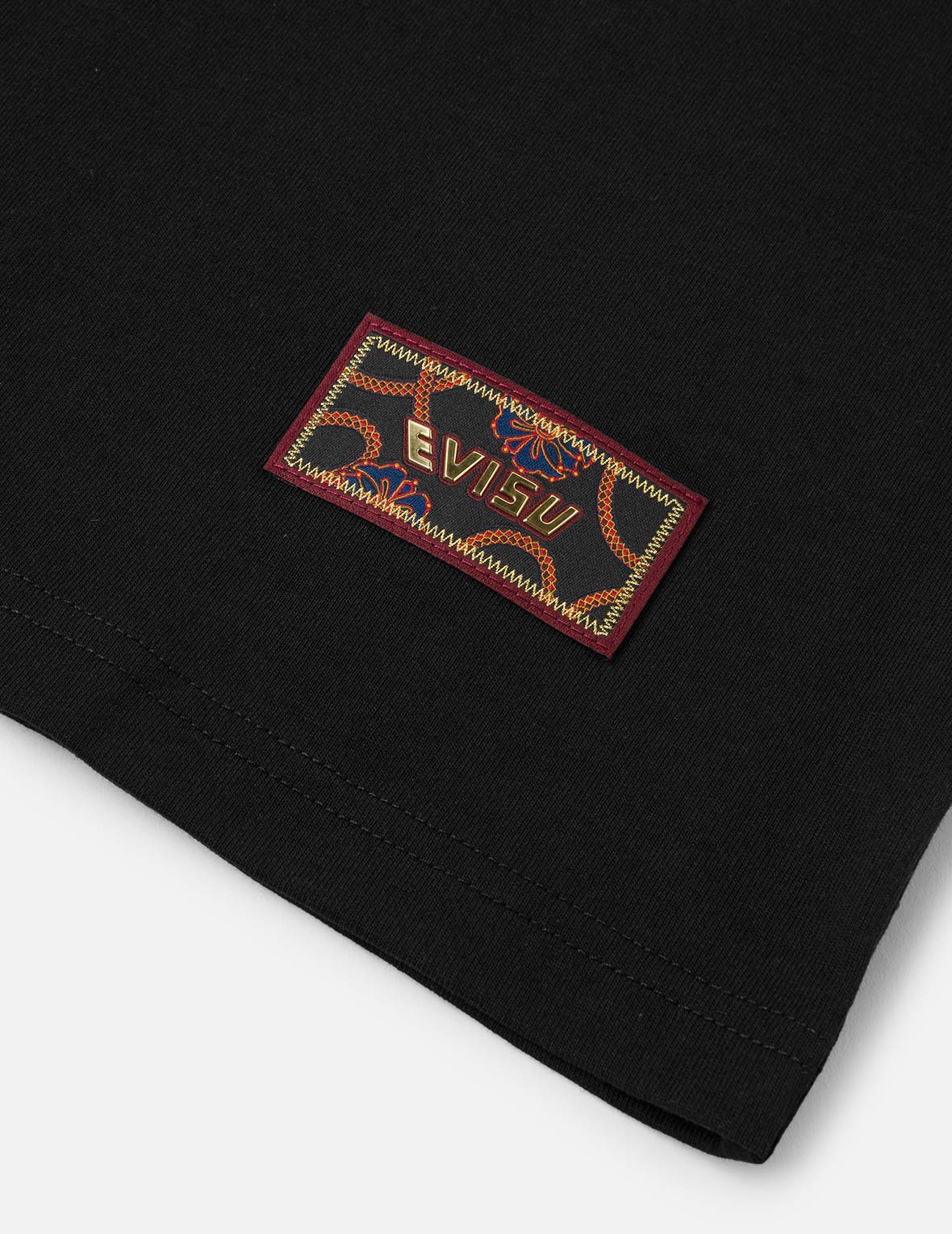 馬年主題大 M 印花T恤 - 黑