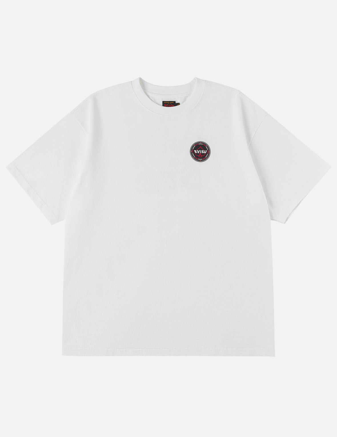 Poker Lucky Dice and Flocked Seagull T-shirt - White