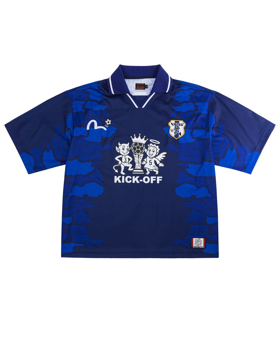 Ishigaki Camo Print Football Jersey