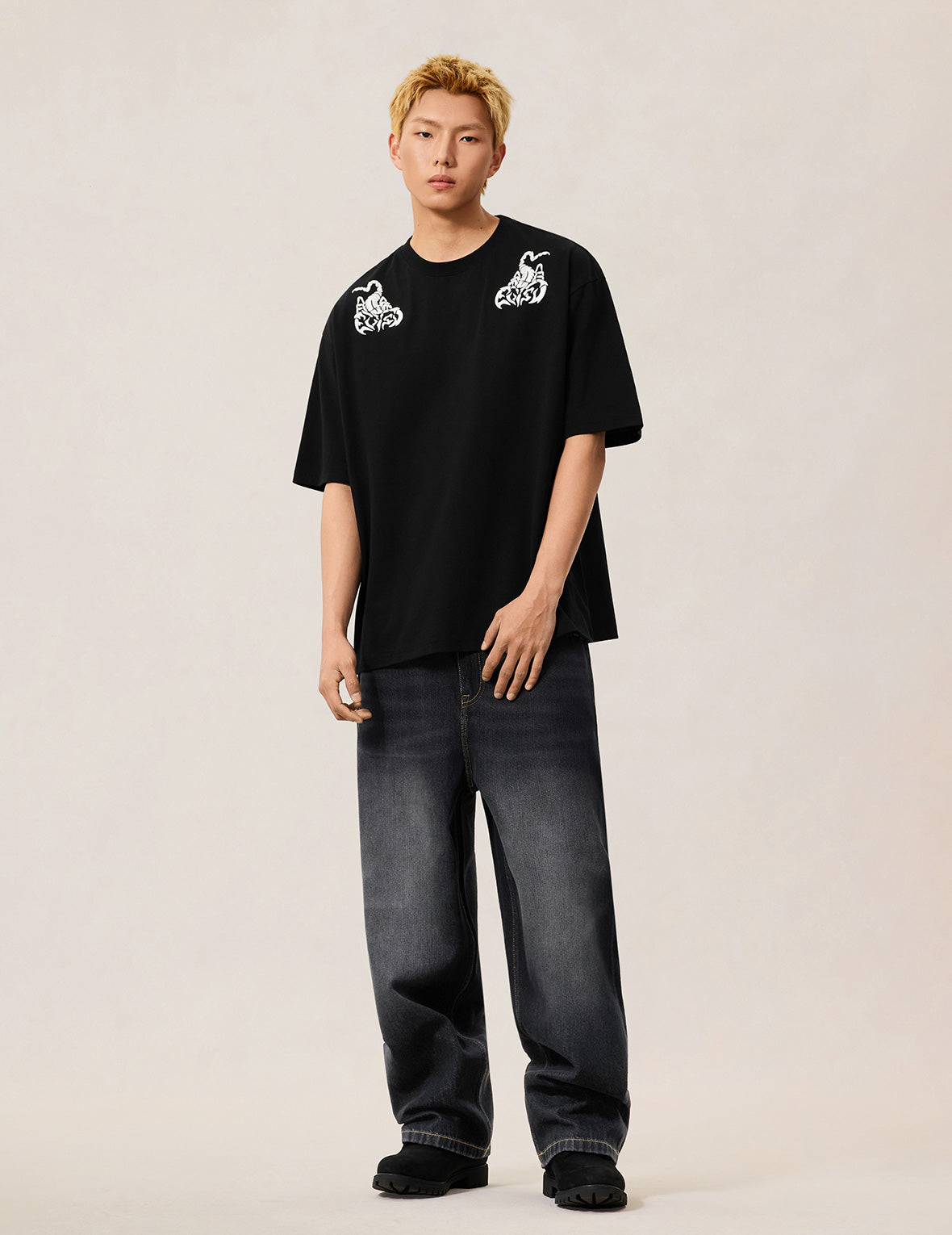 Duo Scorpio Embroidery T-shirt