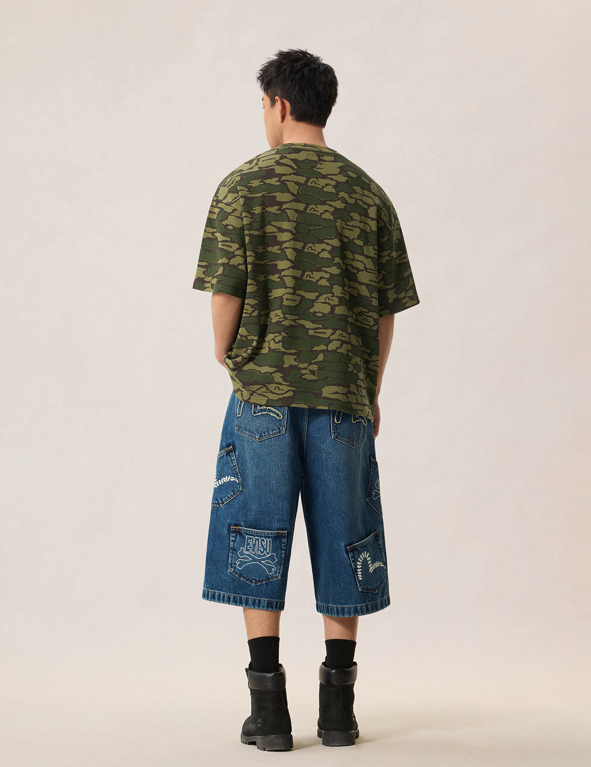 滿版石垣迷彩超大版型T恤