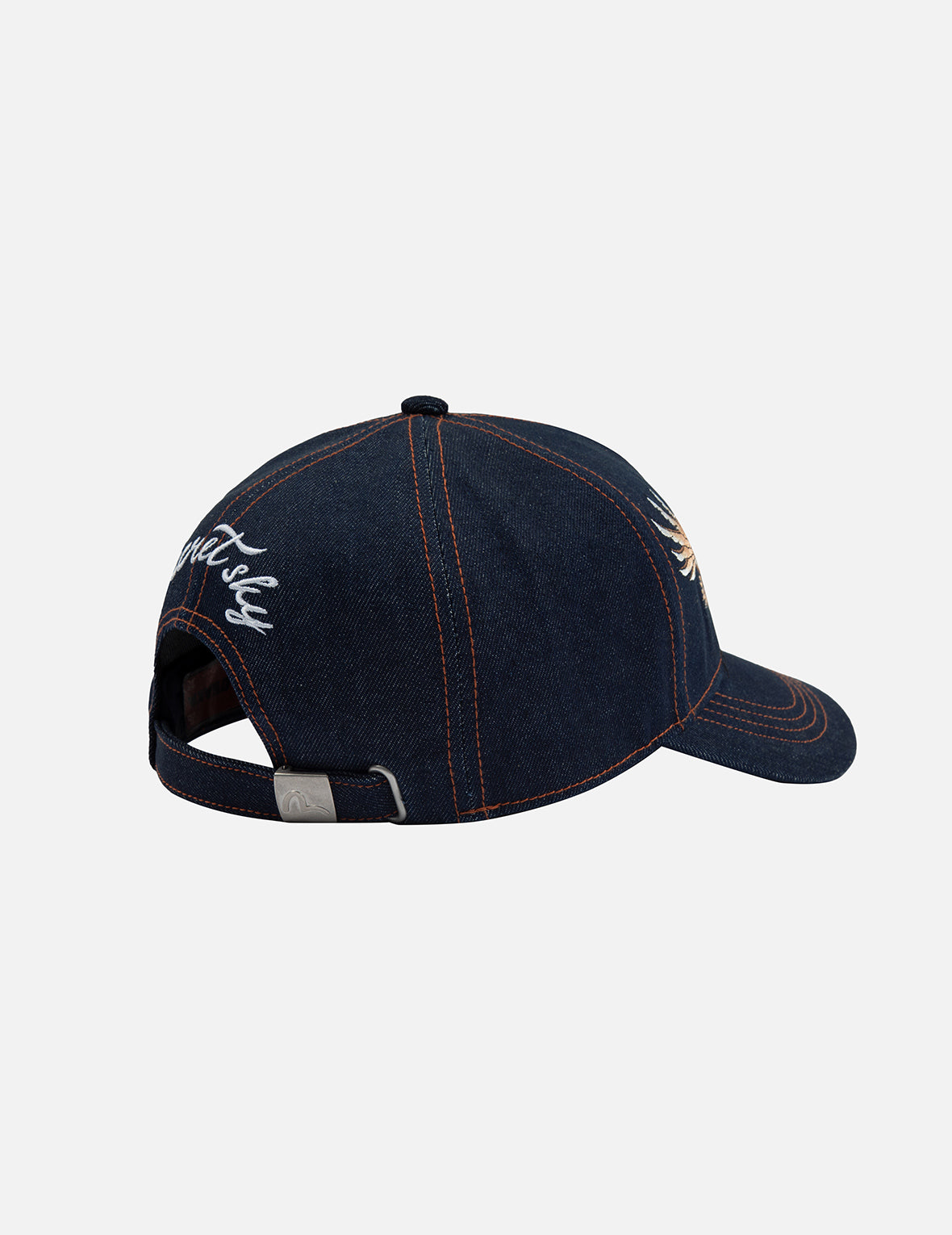 Eagle and Seagull Embroidery Denim Cap
