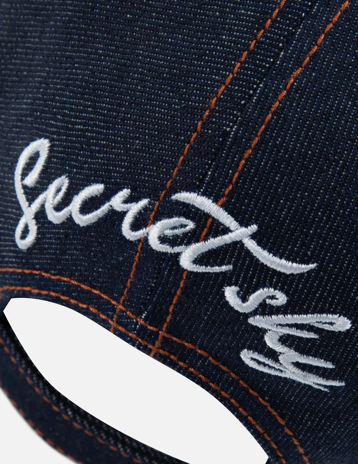 Eagle and Seagull Embroidery Denim Cap