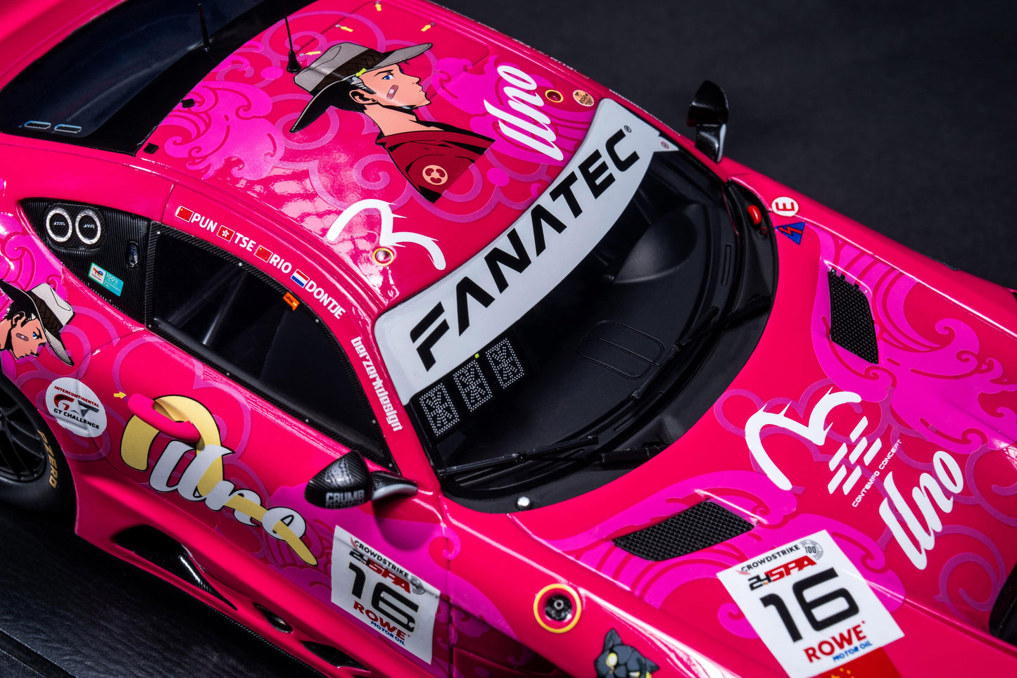 EVISU X Mercedes-AMG GT3 Evo 1:18 Scale Diecast Model Car