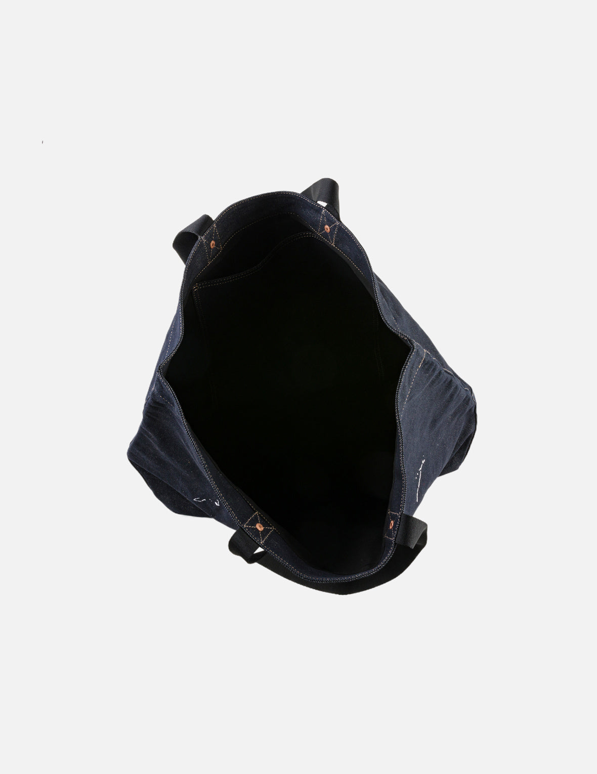 Seagull Splash Denim Tote Bag