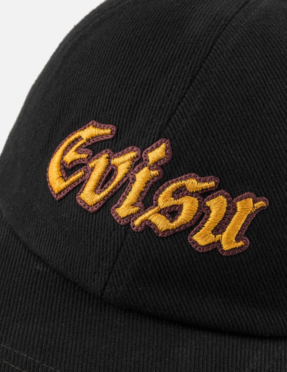 Evisu Logo Embroidery Cap - Black
