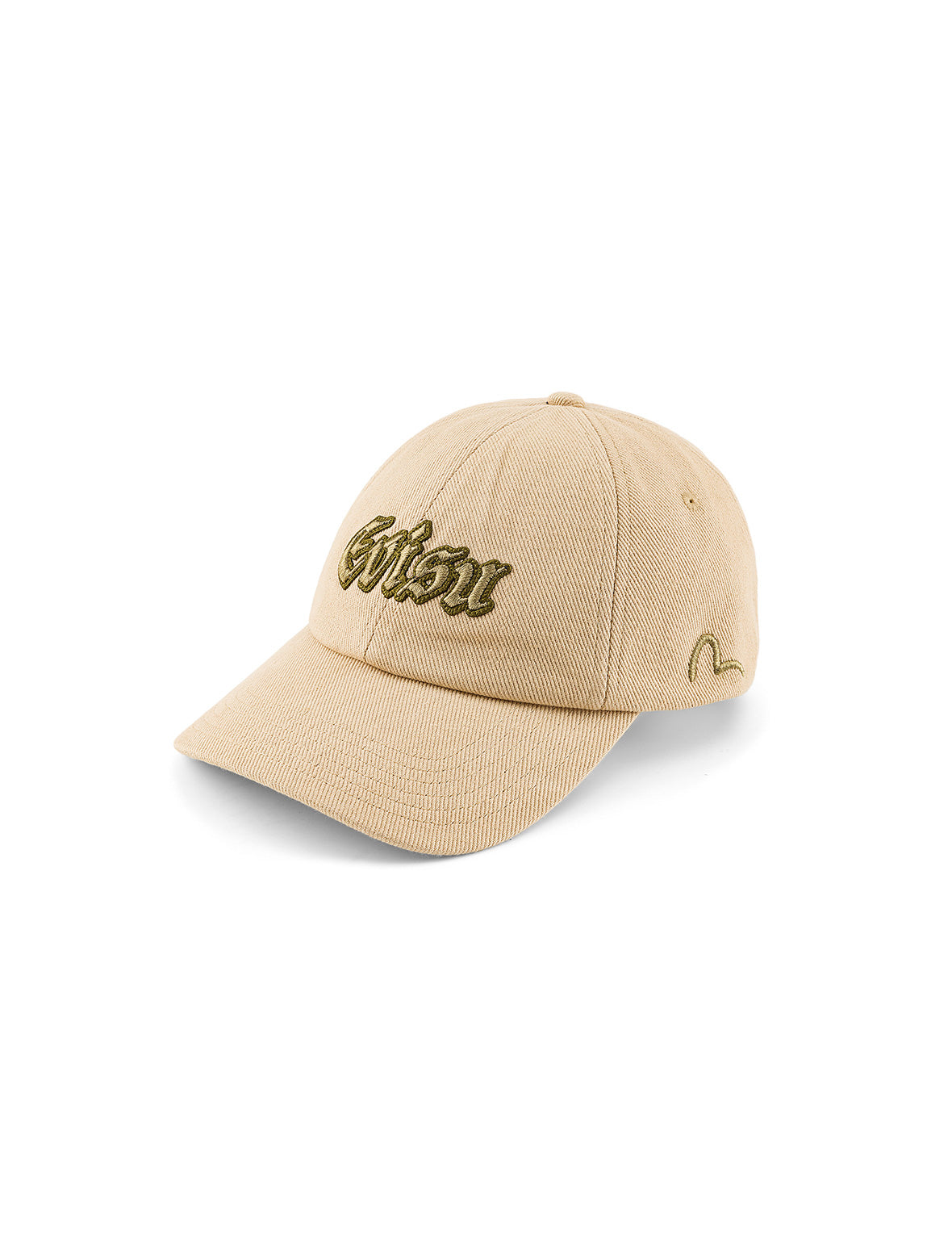 Evisu Logo Embroidery Cap - Beige