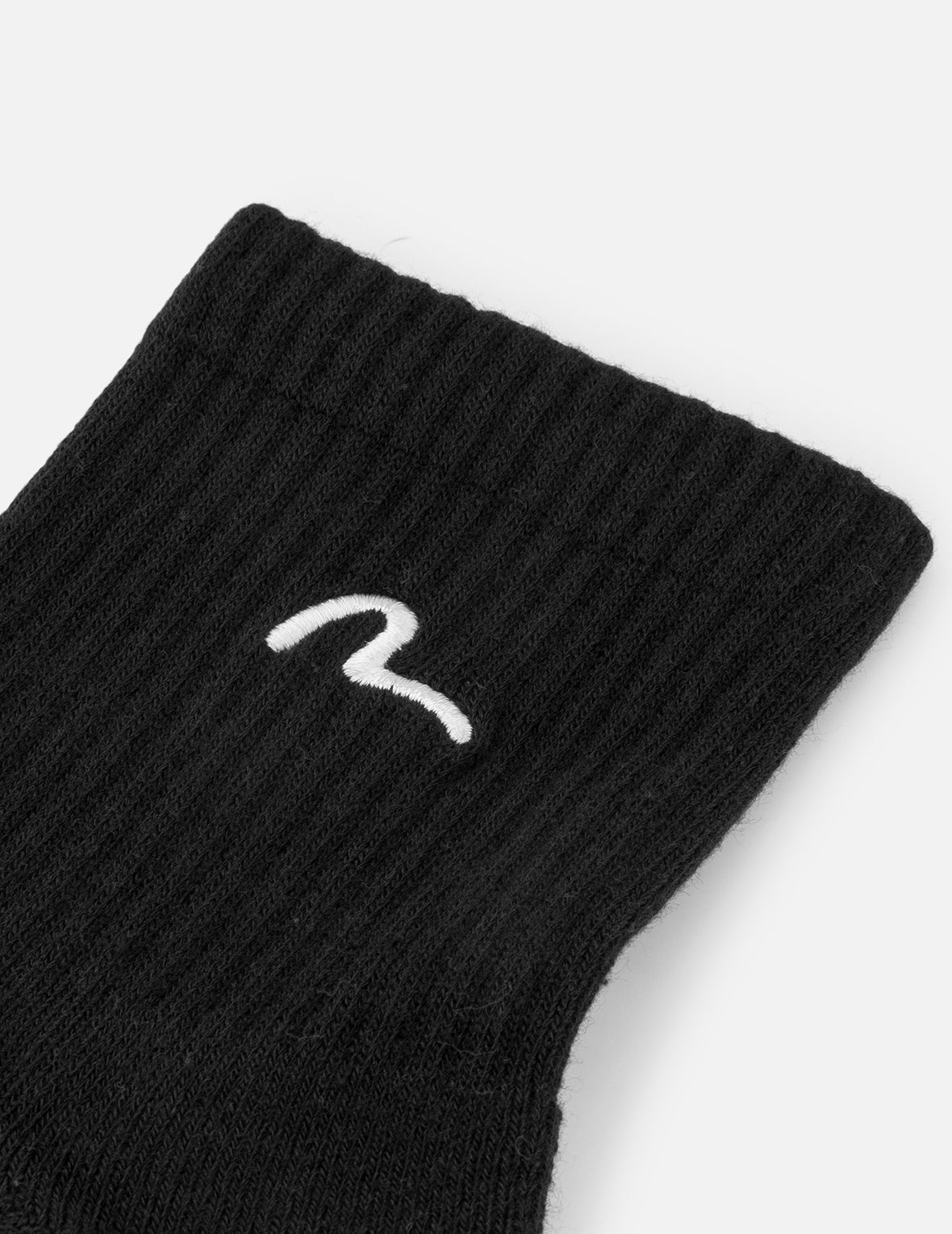 Seagull Embroidery Mid Socks
