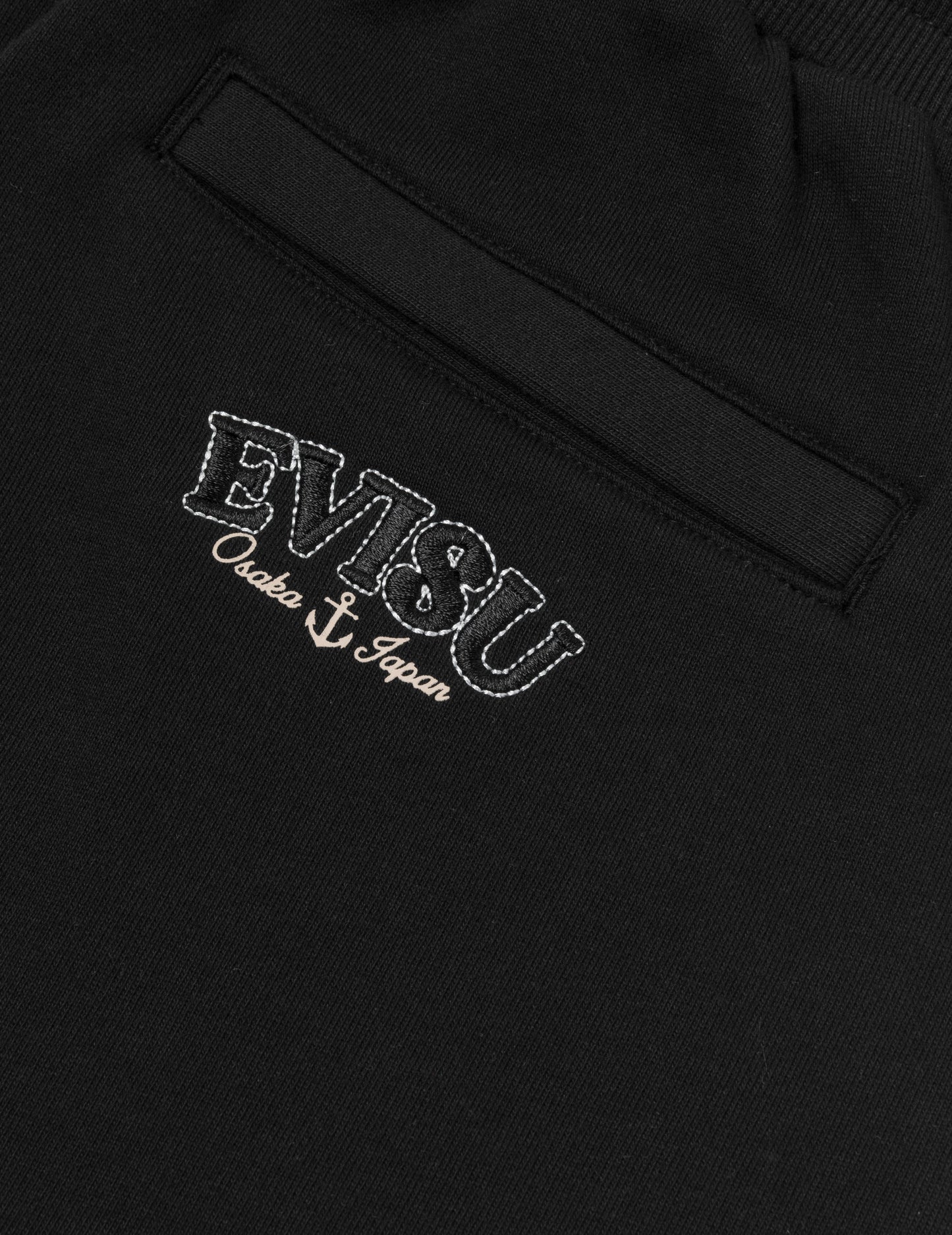 Seagull Print and Wave Embroidery Loose Fit Sweatpants