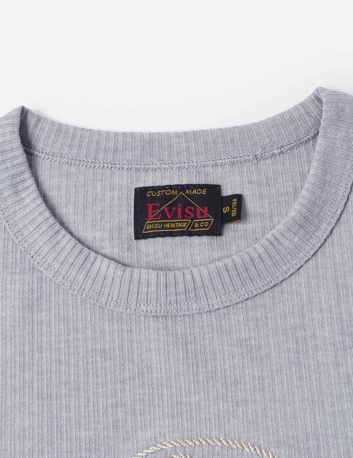Rope Twist Logo Embroidery Fashion Fit T-shirt