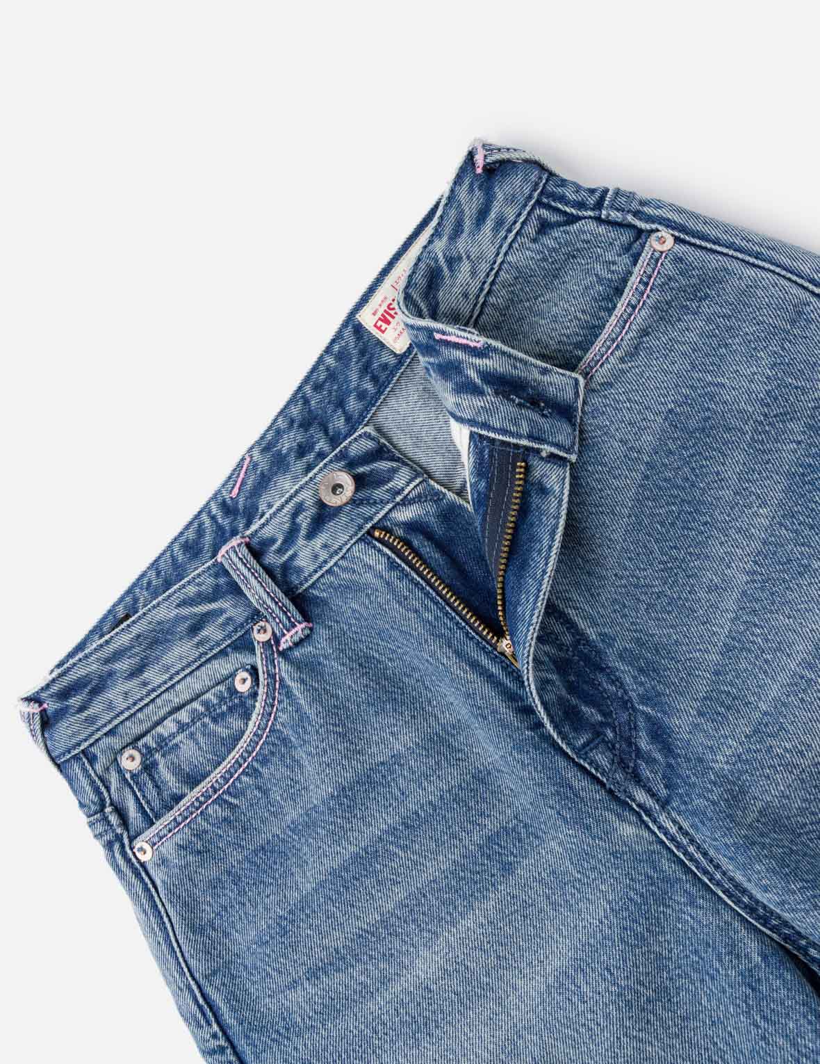 Light Pink Washed Daicock Print Jeans