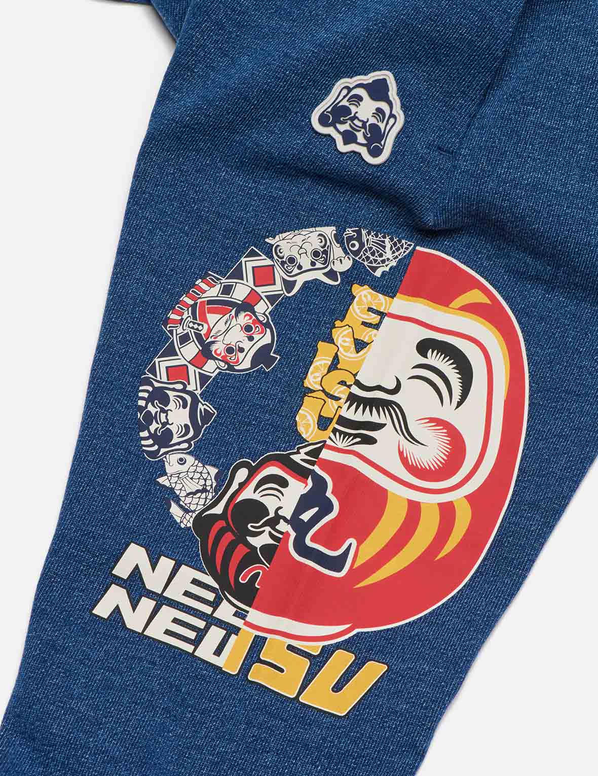 Graphic Blocking Side-print Sweatpants