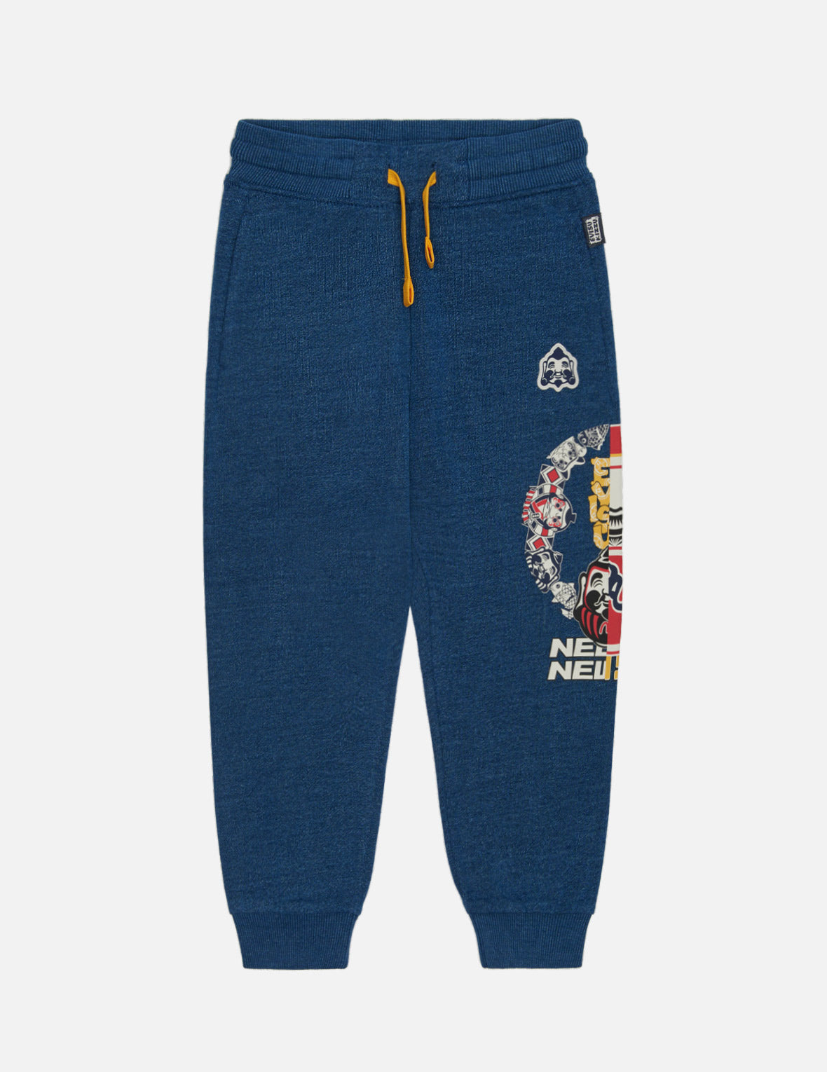 Graphic Blocking Side-print Sweatpants