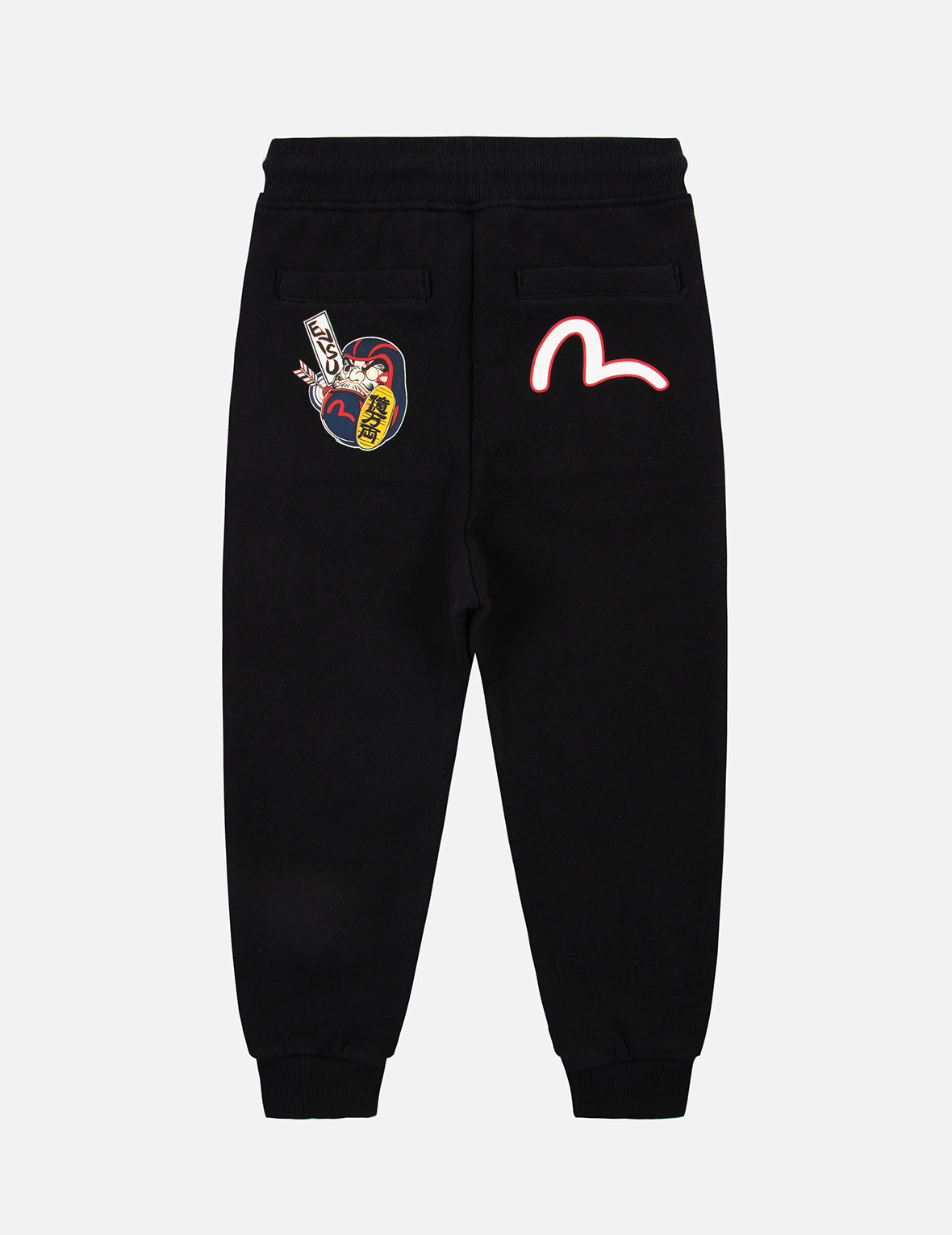 Daruma and Seagull Print Sweatpants