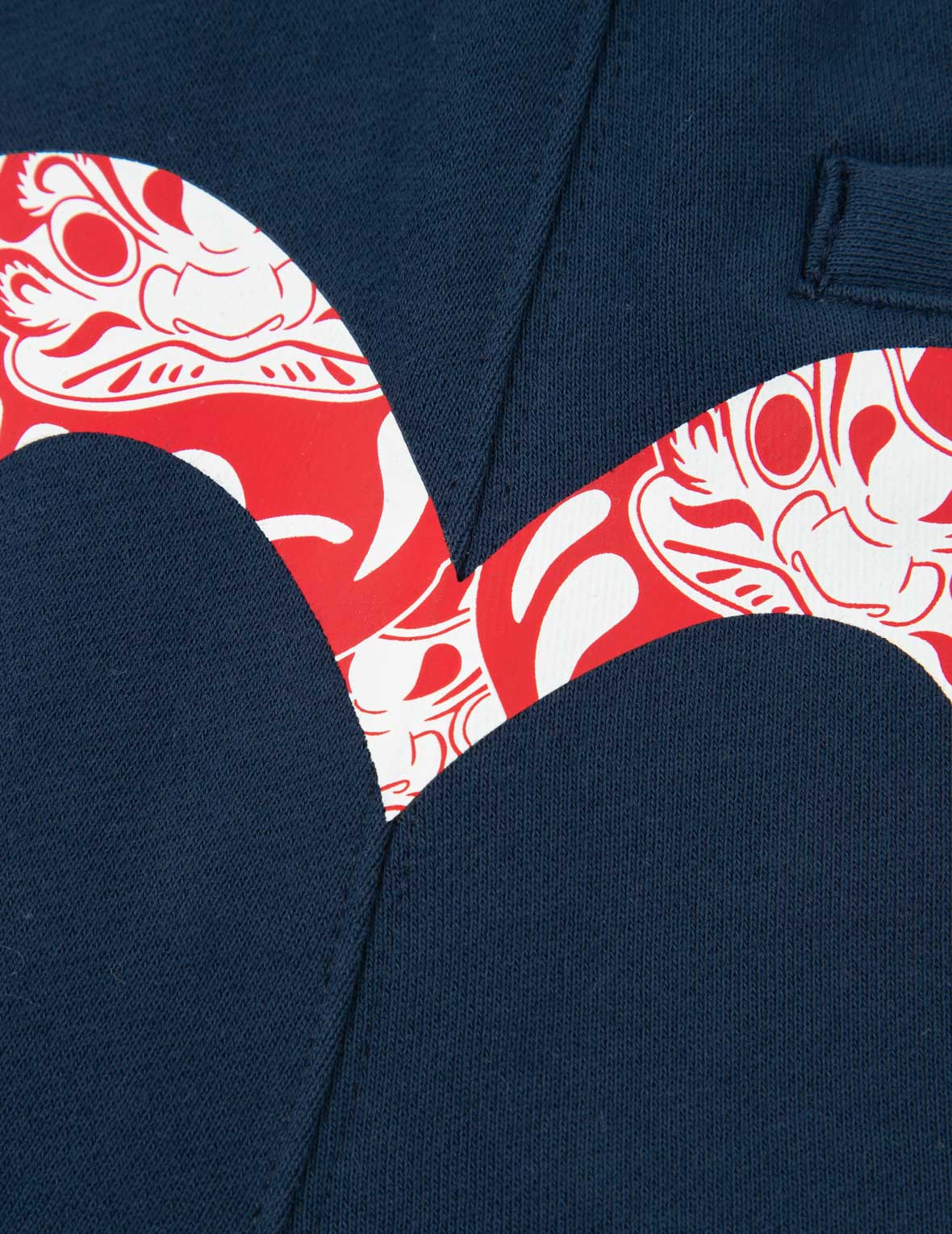 Daruma Daicock Print Sweat Shorts