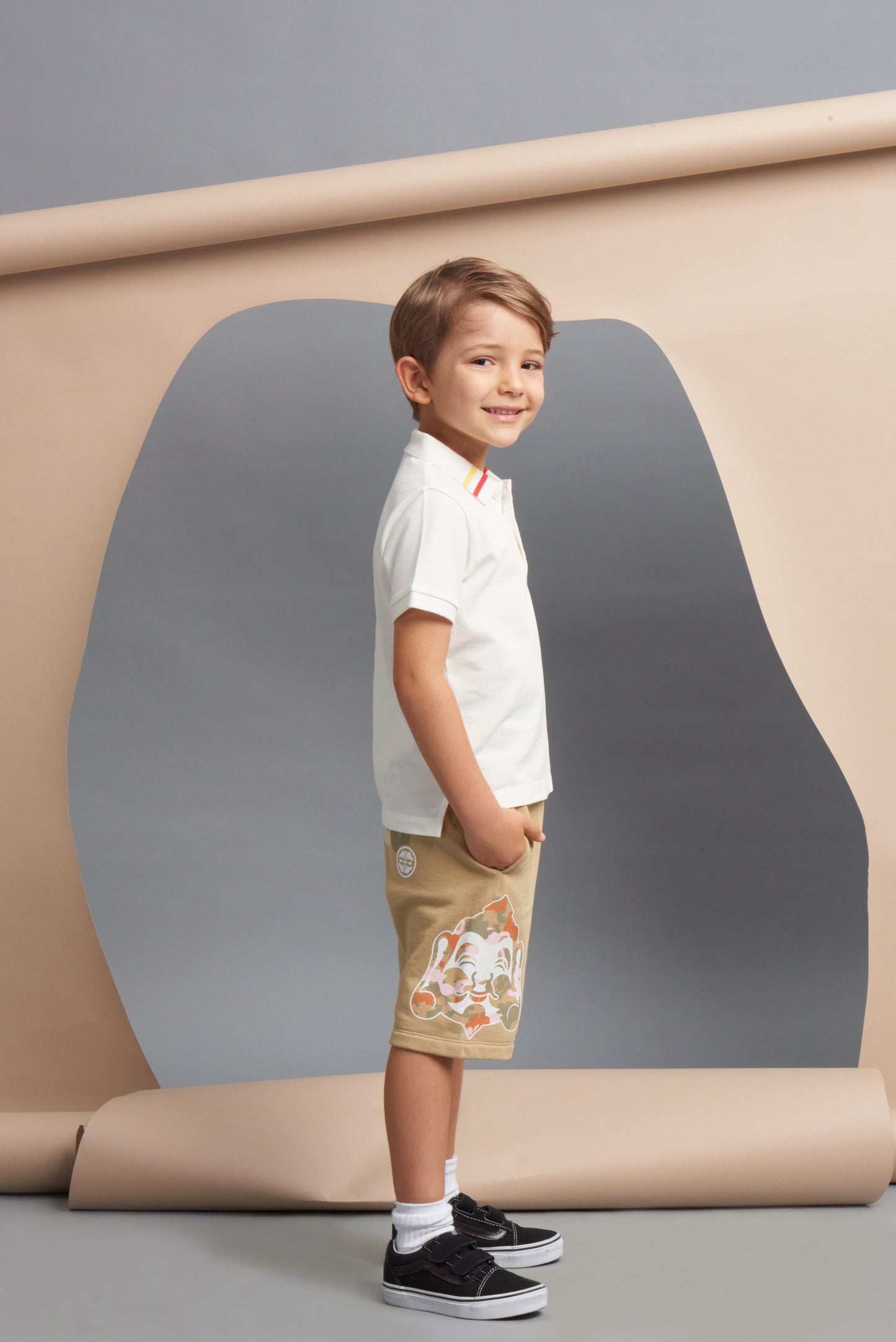 Camouflage Godhead Print Sweat Shorts