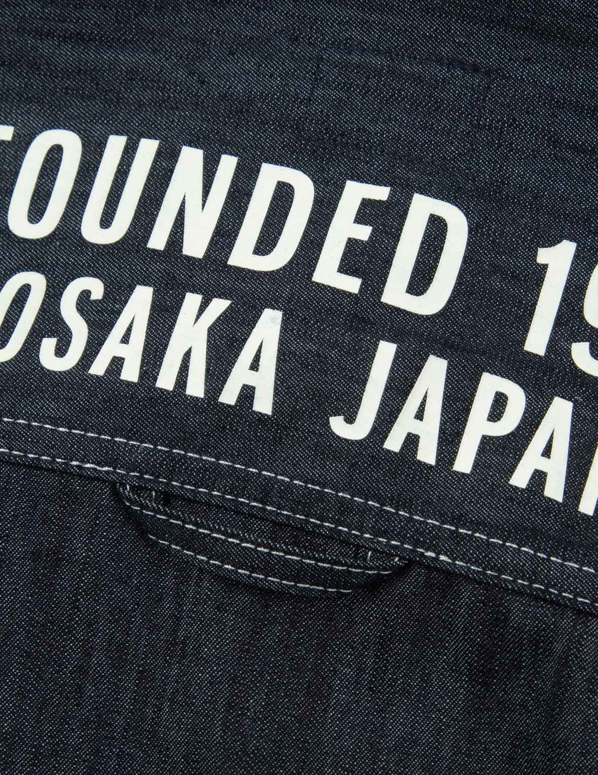 Seagull Print Denim Shirt