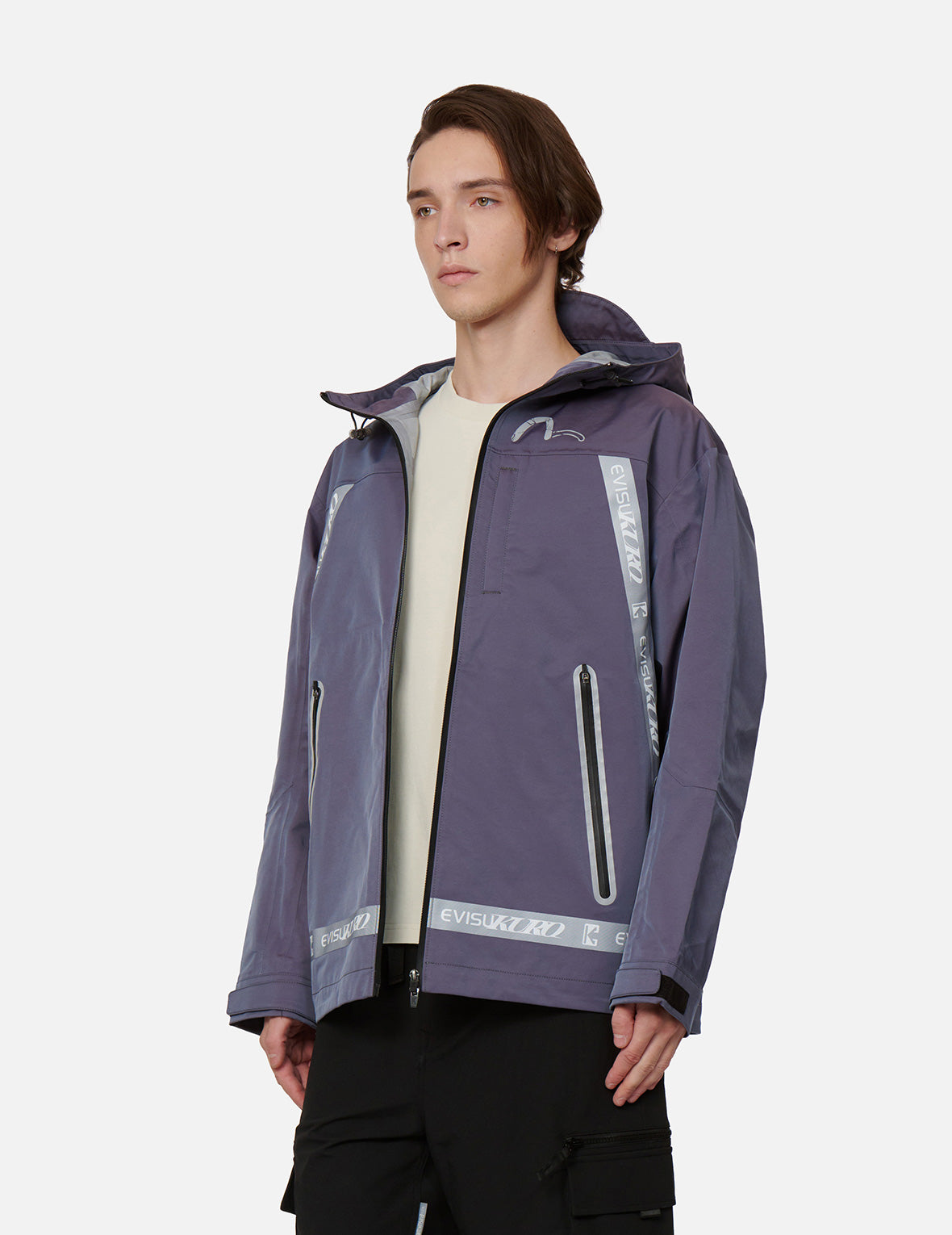 Logo條幅夾棉防風夾克