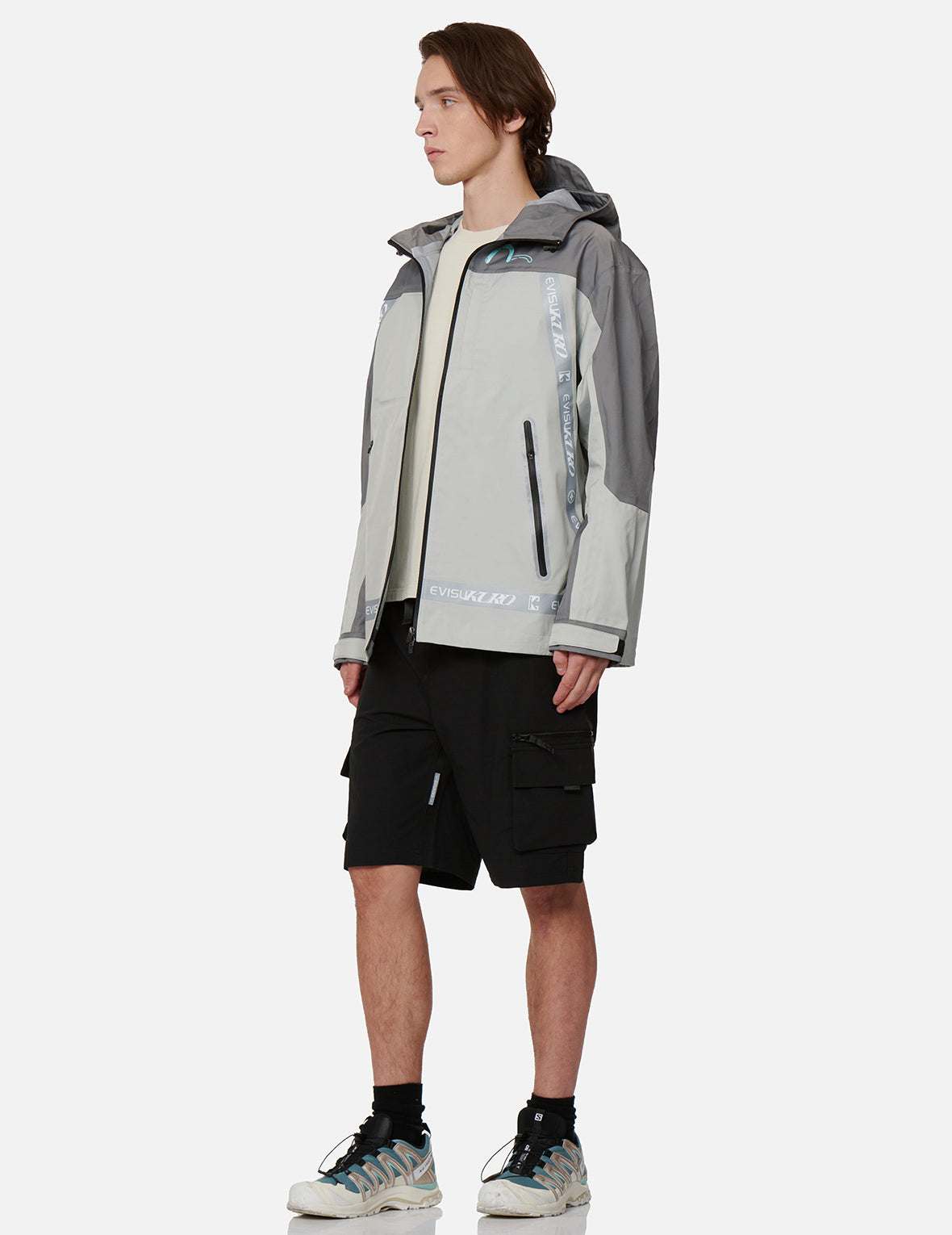 Logo條幅夾棉防風夾克