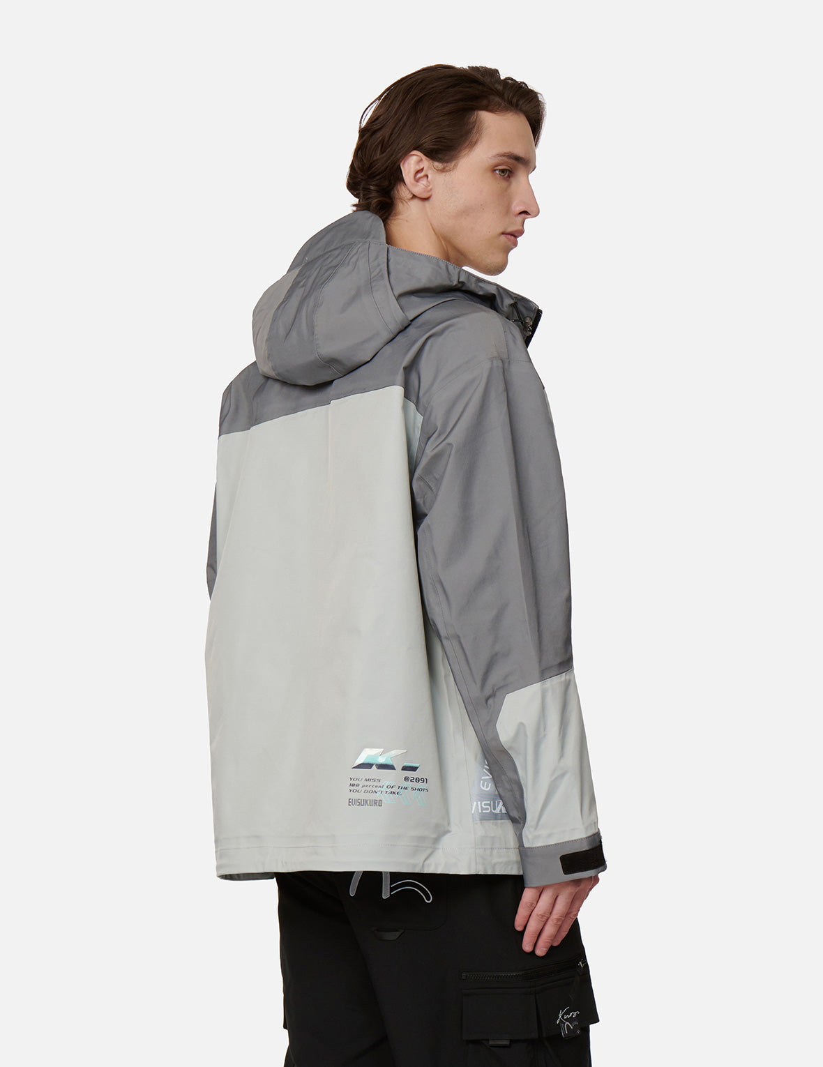 Logo條幅夾棉防風夾克