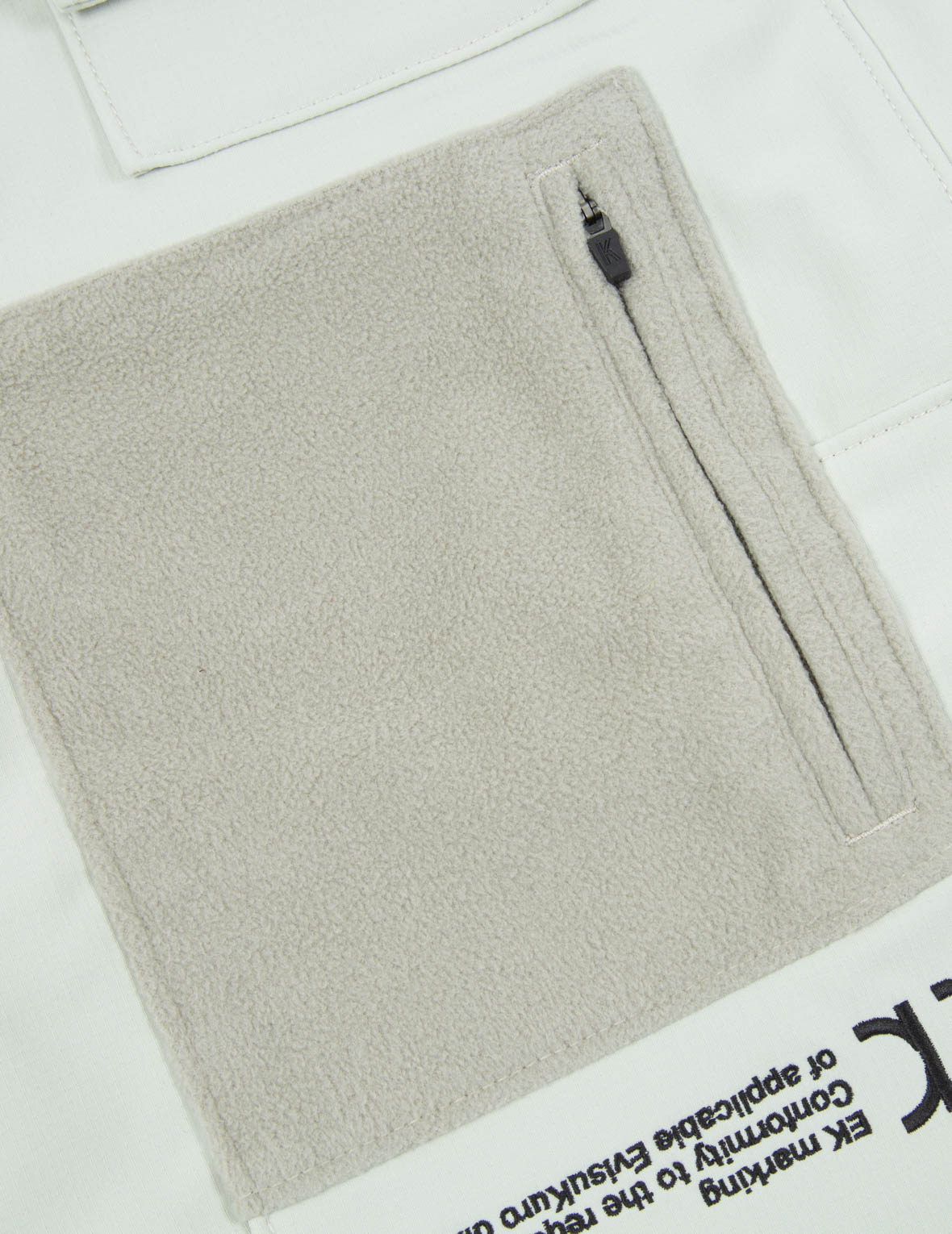 Pocket Patch Seagull Embroidered Pants