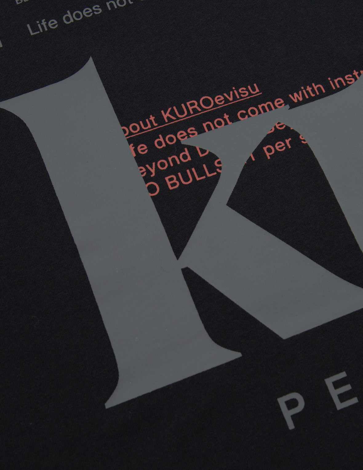 Logo and Slogan Print T-shirt