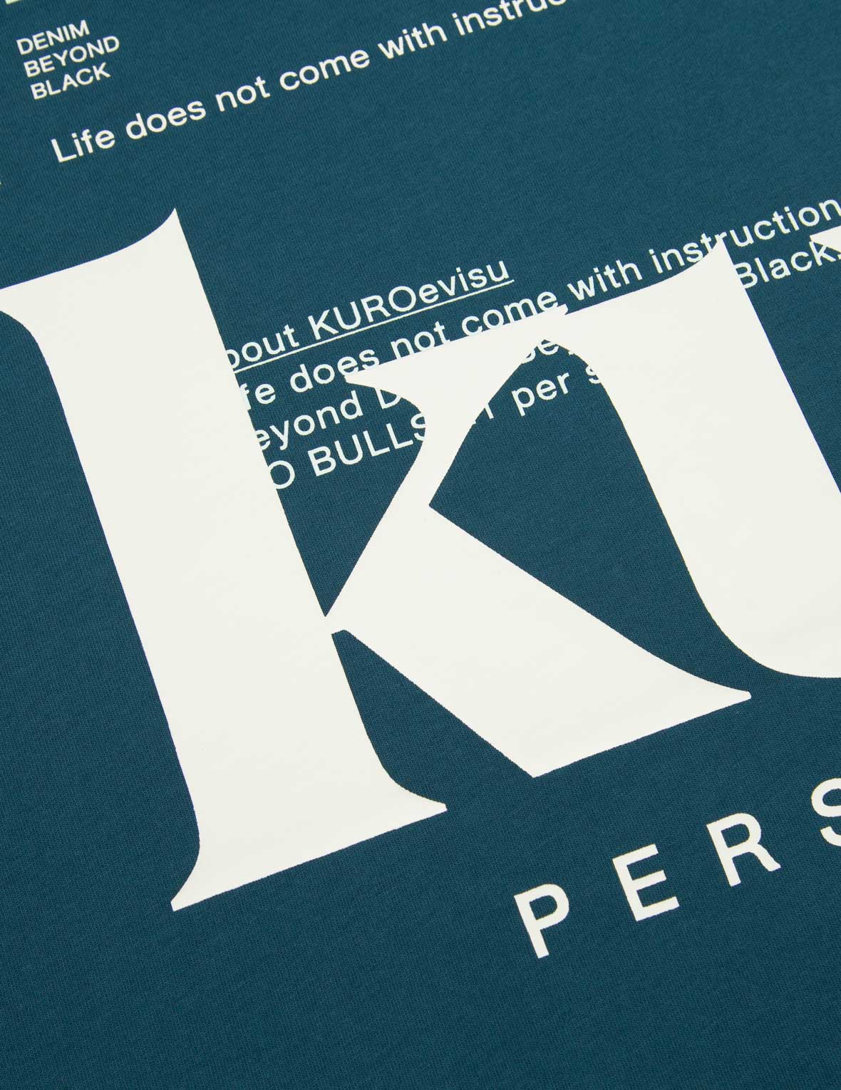 Logo and Slogan Print T-shirt