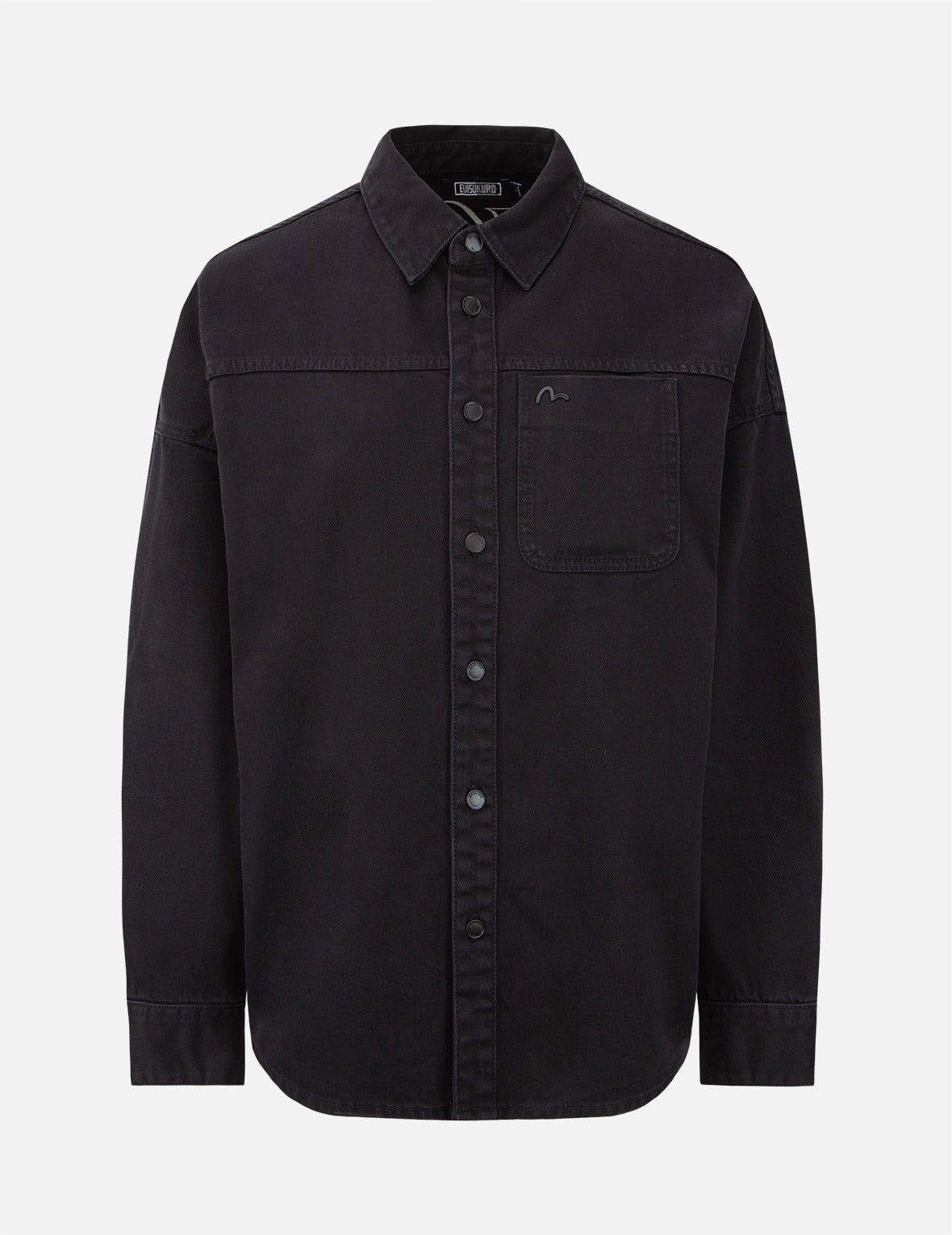 Logo Embroidered Denim Shirt