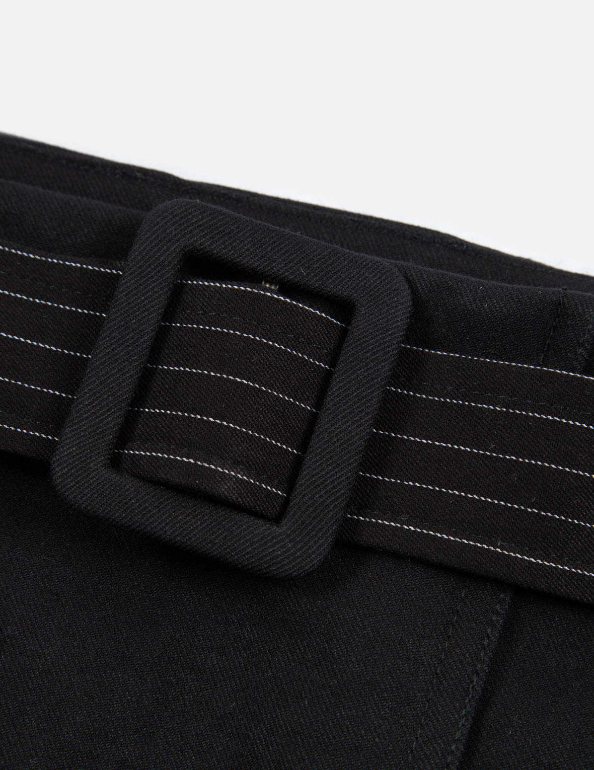Logo Embroidered Waistband Wrap Skirt