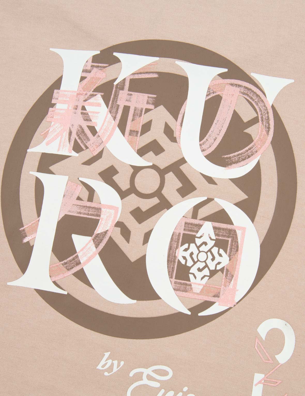 Logo and Kamon Print T-shirt